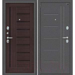 Входная дверь el'Porta Porta S 109.П29 Антик серебристый/Wenge Veralinga