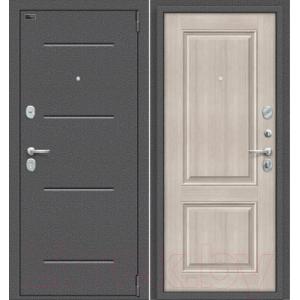 Входная дверь el'Porta Porta S-2 104.К32 Cappuccino Veralinga/Антик серебро