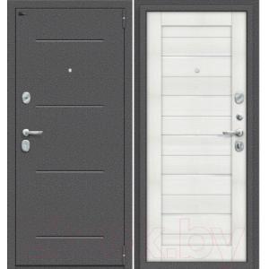 Входная дверь el'Porta Porta S 2 104.П22 Антик серебристый/Bianco Veralinga