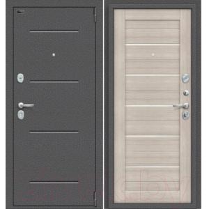 Входная дверь el'Porta Porta S 2 104.П22 Антик серебристый/Cappuccino Veralinga